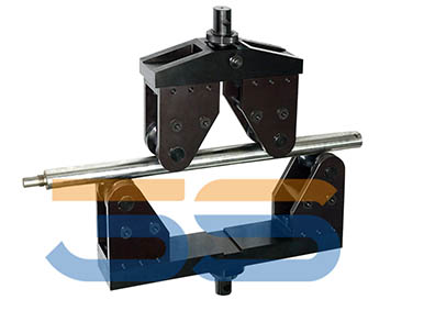 Scaffolding steel pipe bending fixture